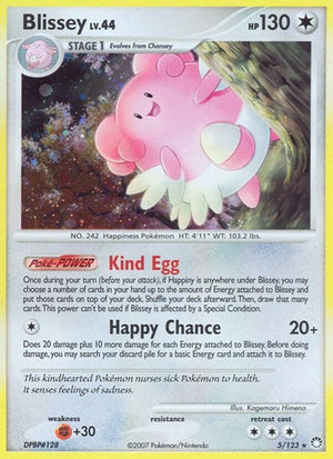 Pokemon TCG - Mysterious Treasures - Blissey - 5/123 - Holofoil