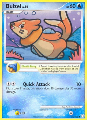 Pokemon TCG - Mysterious Treasures - Buizel - 75/123 - Reverse Holofoil