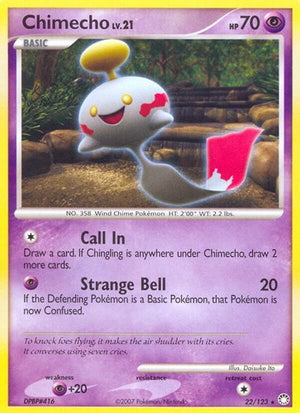 Pokemon TCG - Mysterious Treasures - Chimecho - 22/123