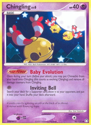 Pokemon TCG - Mysterious Treasures - Chingling - 42/123
