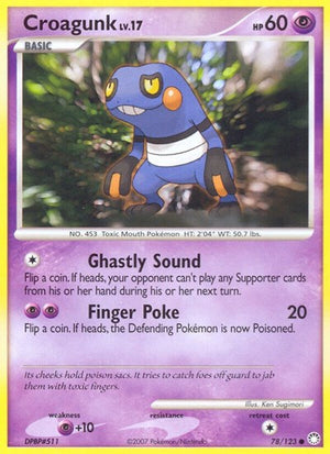 Pokemon TCG - Mysterious Treasures - Croagunk - 78/123