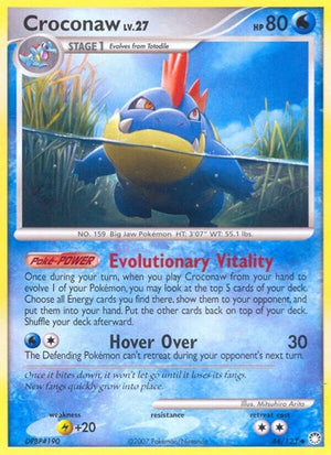 Pokemon TCG - Mysterious Treasures - Croconaw - 44/123 - Reverse Holofoil