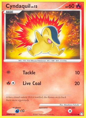 Pokemon TCG - Mysterious Treasures - Cyndaquil - 79/123