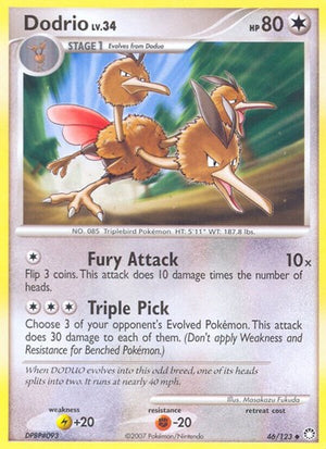 Pokemon TCG - Mysterious Treasures - Dodrio - 46/123