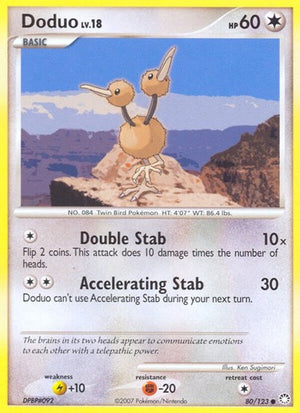 Pokemon TCG - Mysterious Treasures - Doduo - 80/123