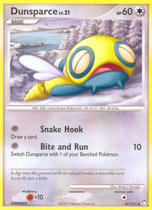 Pokemon TCG - Mysterious Treasures - Dunsparce - 47/123