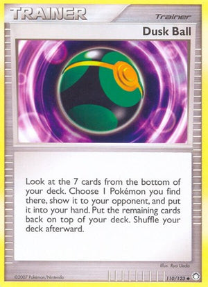 Pokemon TCG - Mysterious Treasures - Dusk Ball - 110/123 - Reverse Holofoil