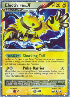 Pokemon TCG - Mysterious Treasures - Electivire LV.X - 121/123 - Holofoil