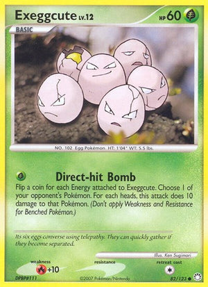 Pokemon TCG - Mysterious Treasures - Exeggcute - 82/123 - Reverse Holofoil