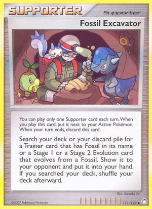 Pokemon TCG - Mysterious Treasures - Fossil Excavator - 111/123