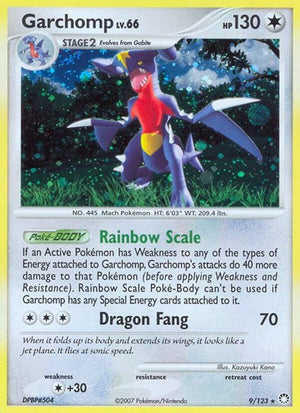 Pokemon TCG - Mysterious Treasures - Garchomp - 9/123 - Holofoil