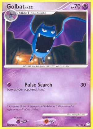 Pokemon TCG - Mysterious Treasures - Golbat - 50/123