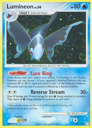 Pokemon TCG - Mysterious Treasures - Lumineon - 11/123 - Holofoil