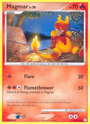 Pokemon TCG - Mysterious Treasures - Magmar - 54/123