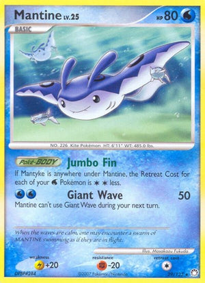 Pokemon TCG - Mysterious Treasures - Mantine - 29/123