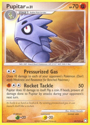 Pokemon TCG - Mysterious Treasures - Pupitar - 59/123