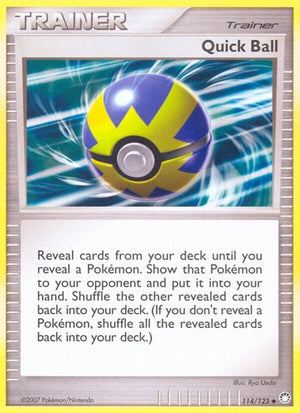 Pokemon TCG - Mysterious Treasures - Quick Ball - 114/123