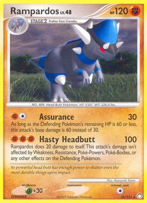 Pokemon TCG - Mysterious Treasures - Rampardos - 33/123