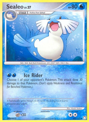 Pokemon TCG - Mysterious Treasures - Sealeo - 62/123