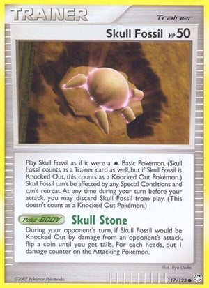 Pokemon TCG - Mysterious Treasures - Skull Fossil - 117/123