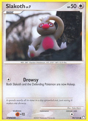 Pokemon TCG - Mysterious Treasures - Slakoth - 99/123