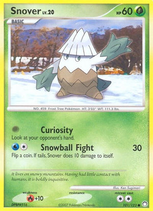Pokemon TCG - Mysterious Treasures - Snover - 101/123