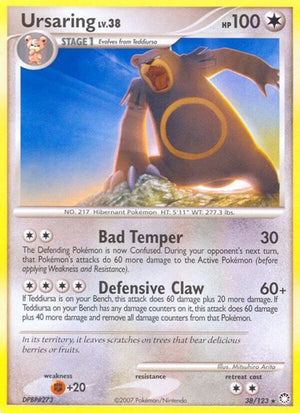 Pokemon TCG - Mysterious Treasures - Ursaring - 38/123