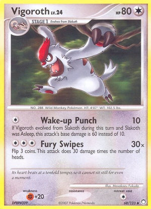 Pokemon TCG - Mysterious Treasures - Vigoroth - 68/123