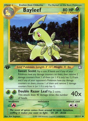 Pokemon TCG - Neo Genesis - Bayleef - 029/111 - Unlimited