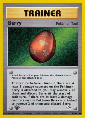 Pokemon TCG - Neo Genesis - Berry - 099/111 - Unlimited