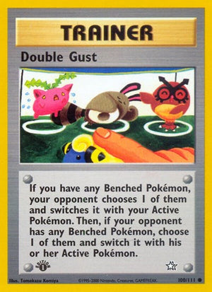 Pokemon TCG - Neo Genesis - Double Gust - 100/111 - 1st Edition