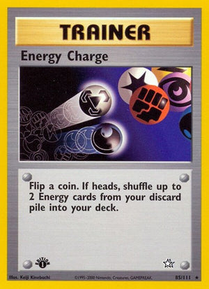 Pokemon TCG - Neo Genesis - Energy Charge - 085/111 - Unlimited