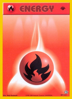 Pokemon TCG - Neo Genesis - Fire Energy - 107/111 - Unlimited