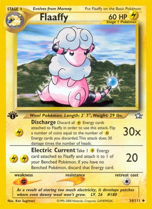 Pokemon TCG - Neo Genesis - Flaaffy - 034/111 - Unlimited