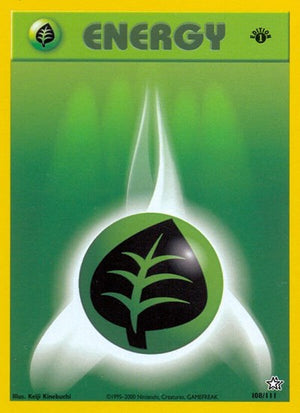 Pokemon TCG - Neo Genesis - Grass Energy - 108/111 - Unlimited