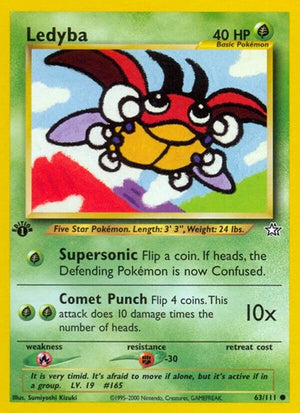 Pokemon TCG - Neo Genesis - Ledyba - 063/111 - Unlimited