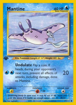 Pokemon TCG - Neo Genesis - Mantine - 064/111 - 1st Edition