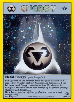 Pokemon TCG - Neo Genesis - Metal Energy - 019/111 - Unlimited Holofoil
