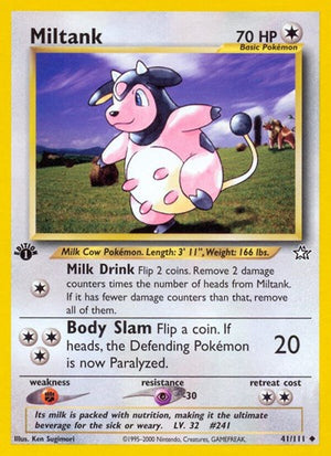 Pokemon TCG - Neo Genesis - Miltank - 041/111 - 1st Edition