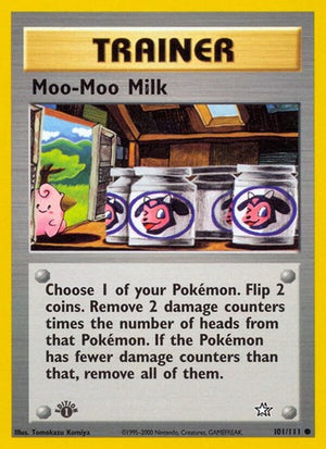 Pokemon TCG - Neo Genesis - Moo-Moo Milk - 101/111 - Unlimited