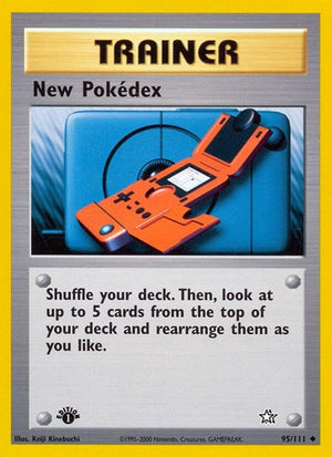 Pokemon TCG - Neo Genesis - New Pokedex - 095/111 - 1st Edition