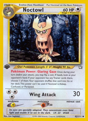 Pokemon TCG - Neo Genesis - Noctowl - 042/111 - Unlimited