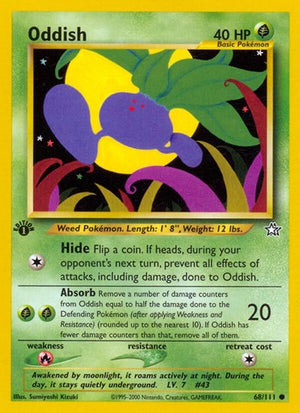 Pokemon TCG - Neo Genesis - Oddish - 068/111 - Unlimited