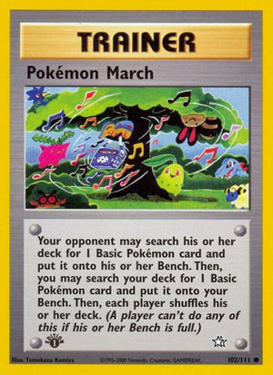 Pokemon TCG - Neo Genesis - Pokemon March - 102/111 - Unlimited