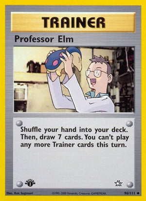 Pokemon TCG - Neo Genesis - Professor Elm - 096/111 - Unlimited