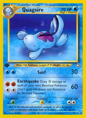Pokemon TCG - Neo Genesis - Quagsire - 045/111 - Unlimited