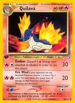 Pokemon TCG - Neo Genesis - Quilava - 046/111 - Unlimited