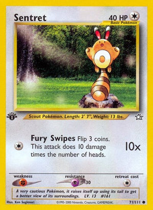 Pokemon TCG - Neo Genesis - Sentret - 071/111 - 1st Edition