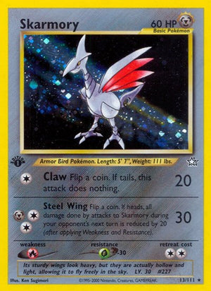 Pokemon TCG - Neo Genesis - Skarmory - 013/111 - Unlimited Holofoil