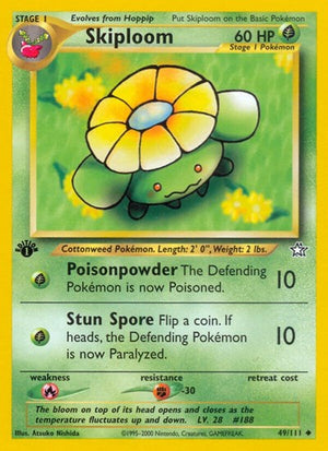 Pokemon TCG - Neo Genesis - Skiploom - 049/111 - Unlimited